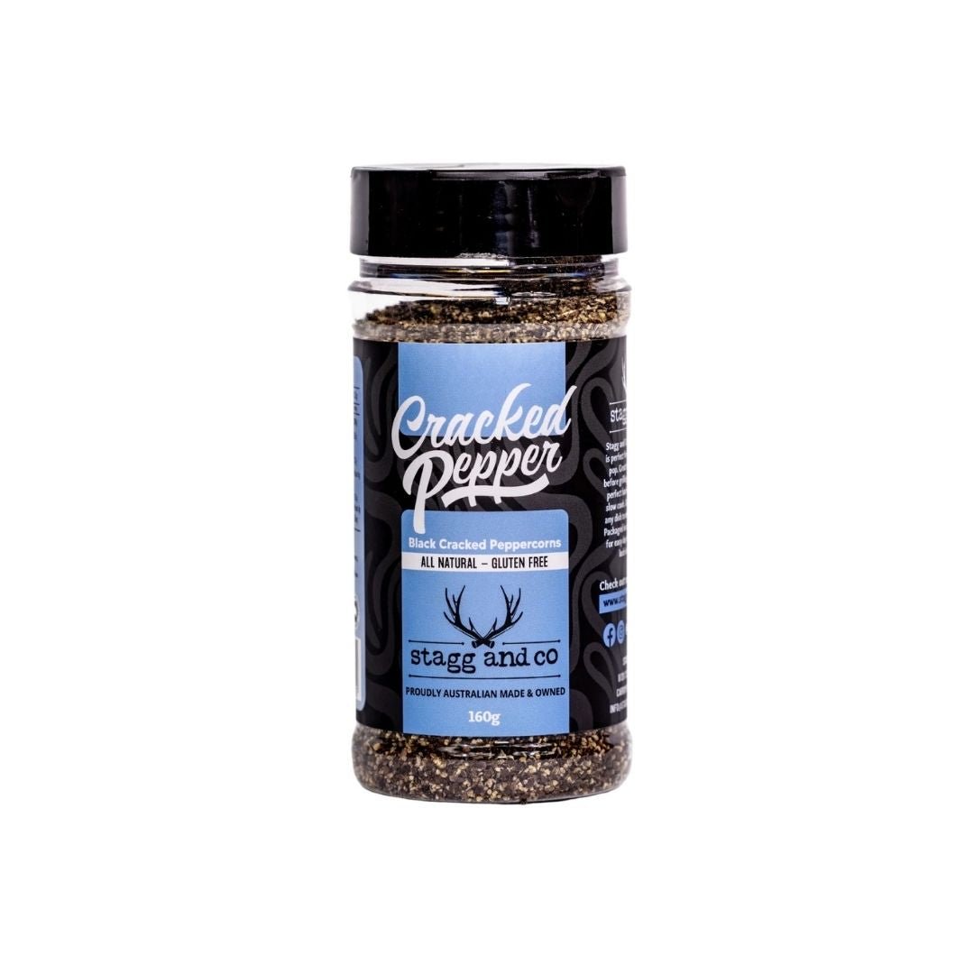 Stagg and Co 'Black Cracked Pepper' 160g - Smoked BBQ Co.