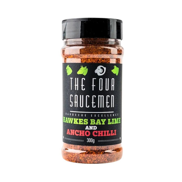 The Four Saucemen 'Hawkes Bay Lime & Ancho' 300g - Smoked Bbq Co