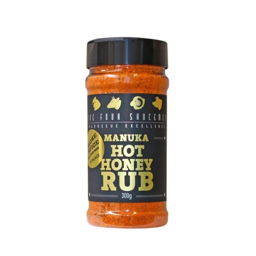 The Four Saucemen 'Manuka Hot Honey Rub' 300g - Smoked Bbq Co