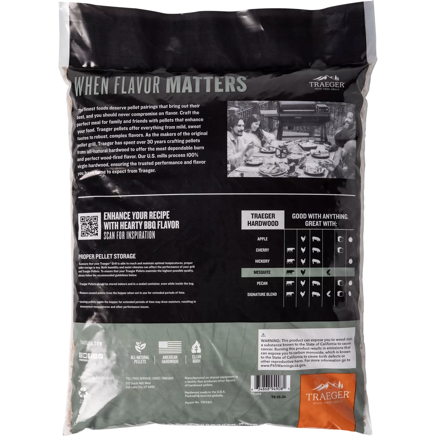 Traeger Mesquite Pellets 9kg