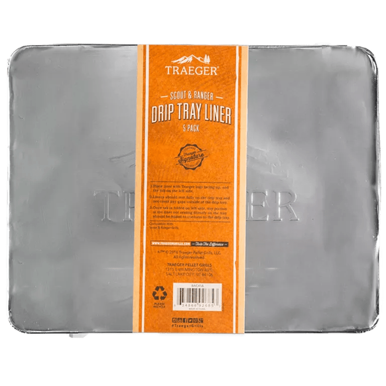 Traeger Drip Tray Liners Ranger - 5 Pack - Smoked BBQ Co.