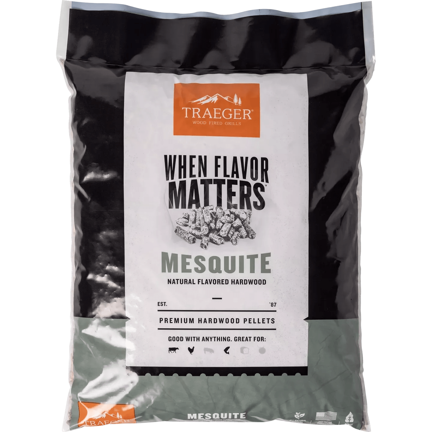 Traeger Mesquite Pellets 9kg - Smoked BBQ Co.