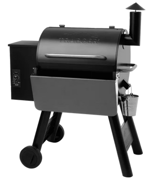 Black Char-Broil grill on a white background