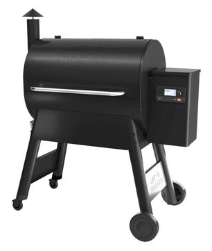 Black barbecue grill on a white background
