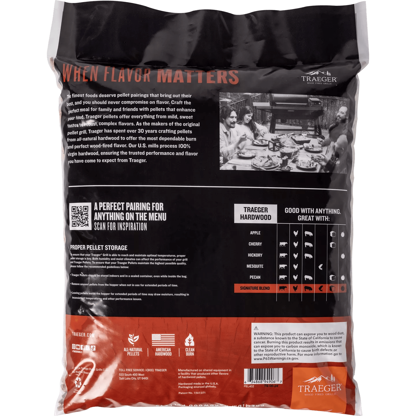 Traeger Signature Blend Pellets 9kg - Smoked BBQ Co.