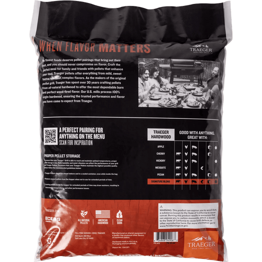 Traeger Signature Blend Pellets 9kg - Smoked BBQ Co.