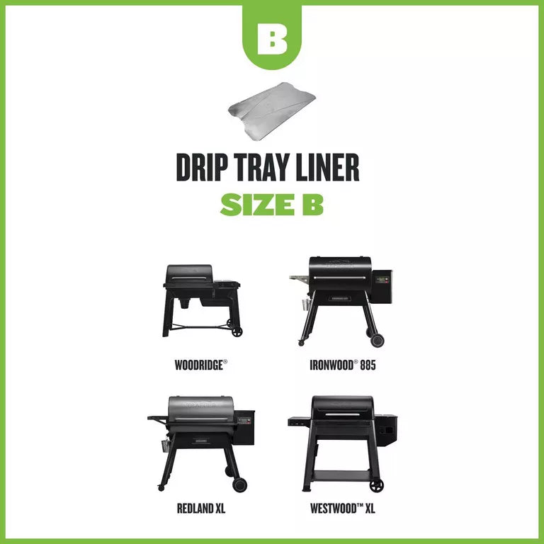 Traeger Drip Tray Liners B- 5 Pack