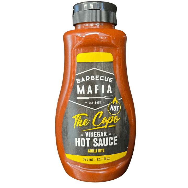 Barbecue Mafia 'The Capo' Vinegar Hot Sauce 375ml - Smoked Bbq Co