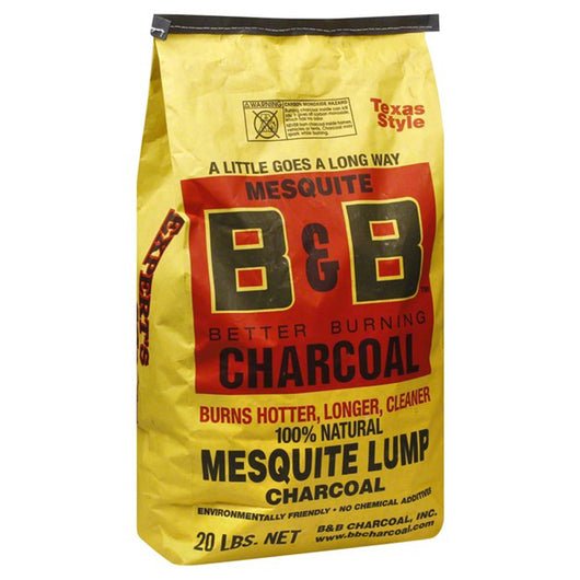 B&B Mesquite Lump Charcoal 9kg - Smoked Bbq Co