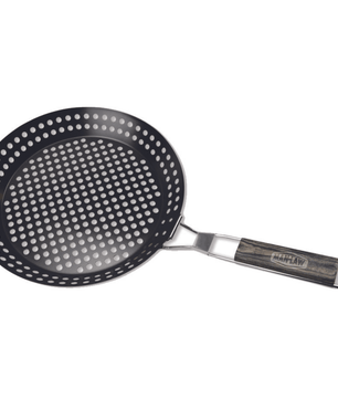 BBQ Non-Stick Skillet Basket - Smoked Bbq Co