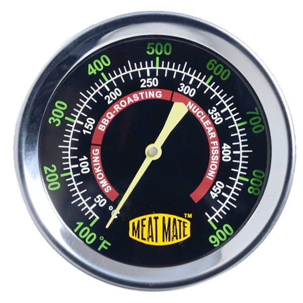 BBQ-Smoker-Grill-Spit Rotisserie Hood Temperature Gauge - Smoked Bbq Co