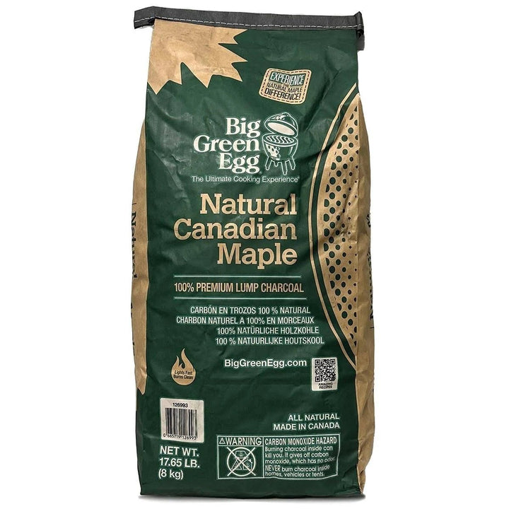 Big Green Egg '100% Natural Canadian Maple Lump Charcoal' 8kg - Smoked Bbq Co