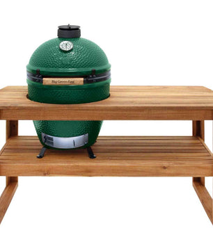 Big Green Egg 'Acacia Hardwood Table' - Large - Smoked Bbq Co