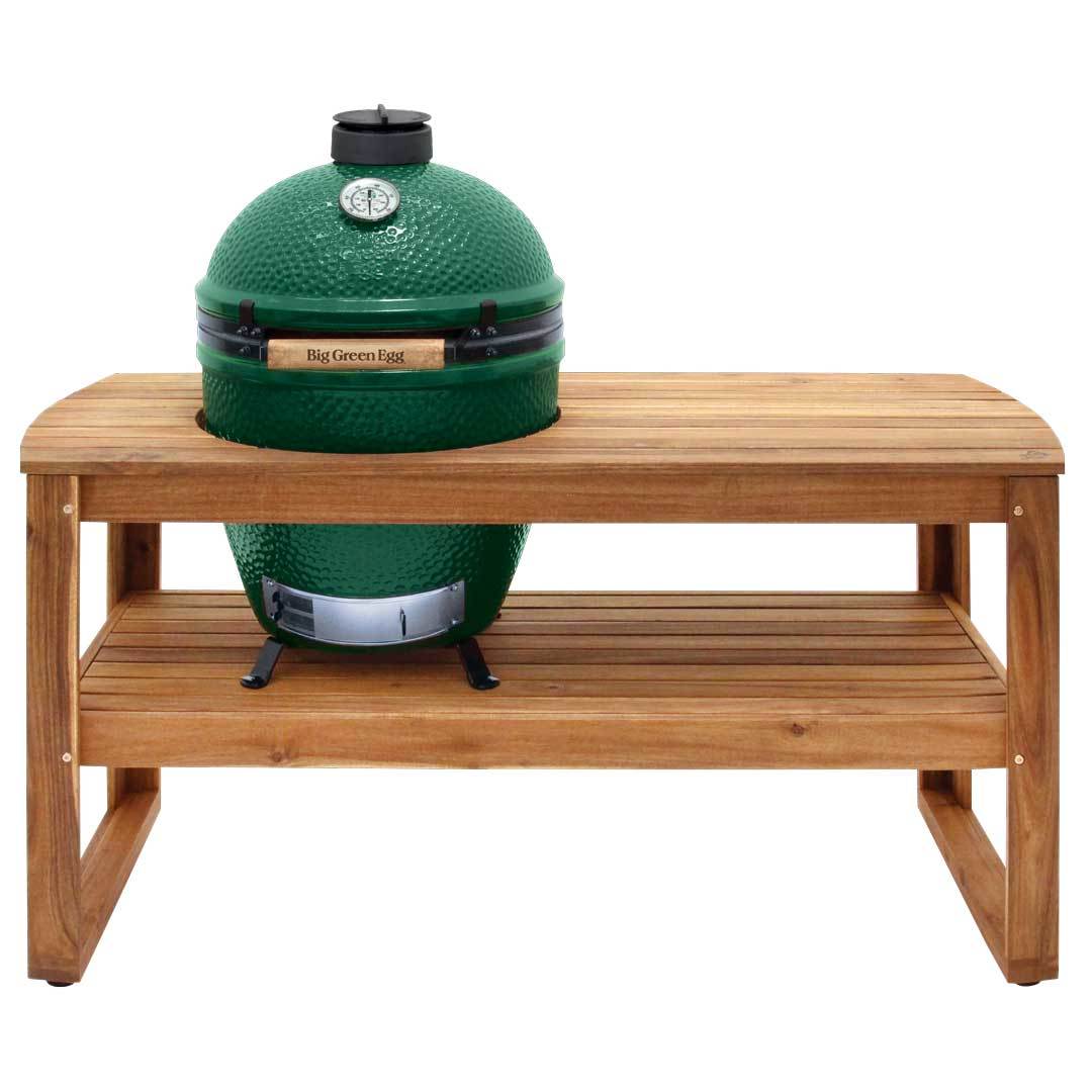 Big Green Egg 'Acacia Hardwood Table' - Large - Smoked Bbq Co