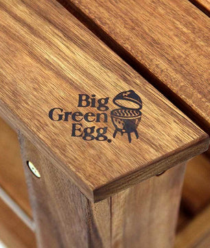 Big Green Egg 'Acacia Hardwood Table' - XL - Smoked Bbq Co