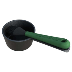 Big Green Egg 'Cast Iron Sauce Pot with Basting Brush'