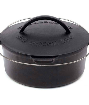 Big Green Egg 'Dutch Oven Cast Iron' - Smoked Bbq Co