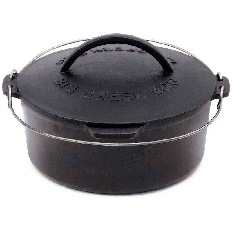 Big Green Egg 'Dutch Oven Cast Iron' - Smoked Bbq Co