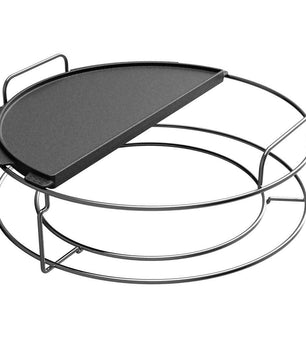 Big Green Egg 'Half Moon Plancha Griddle' - L | XL - Smoked Bbq Co