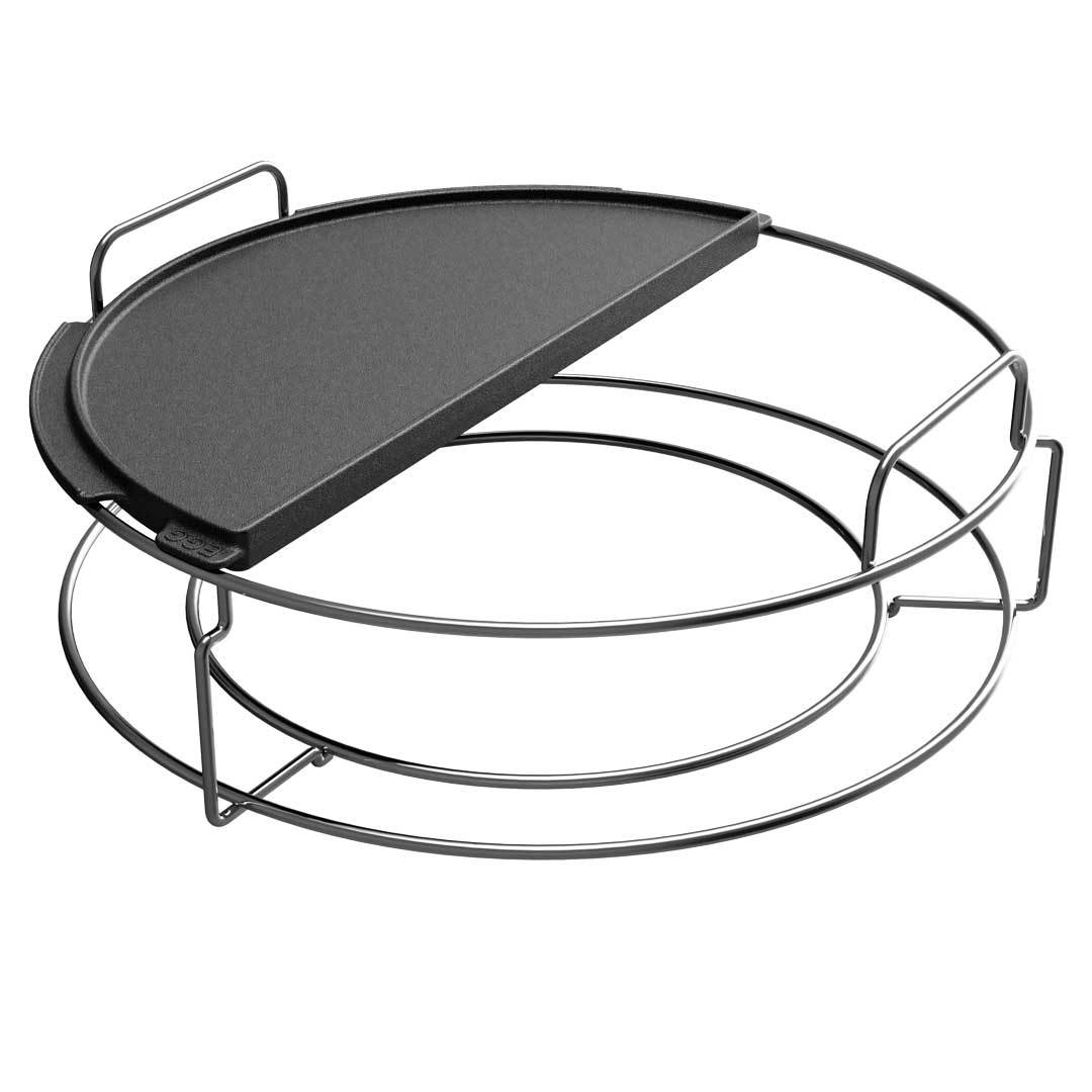 Big Green Egg 'Half Moon Plancha Griddle' - L | XL - Smoked Bbq Co
