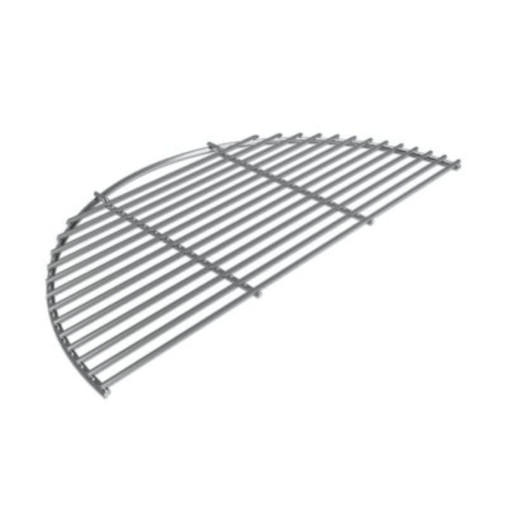 Big Green Egg 'Half Stainless Steel Grid' - LARGE - Smoked Bbq Co