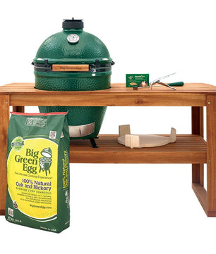 Big Green Egg 'Large Acacia Table Bundle' - Smoked Bbq Co