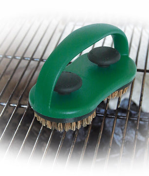 Big Green Egg 'Palmyra Bristle Dual Brush Grid Scrubber' - Smoked Bbq Co