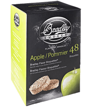 Bradley Bisquettes - Apple 48 Pack - Smoked Bbq Co