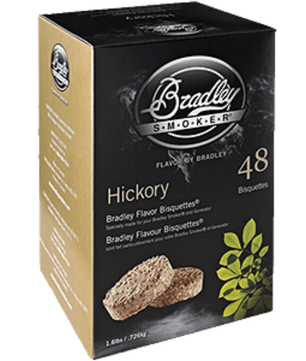 Bradley Bisquettes - Hickory 48 Pack - Smoked Bbq Co