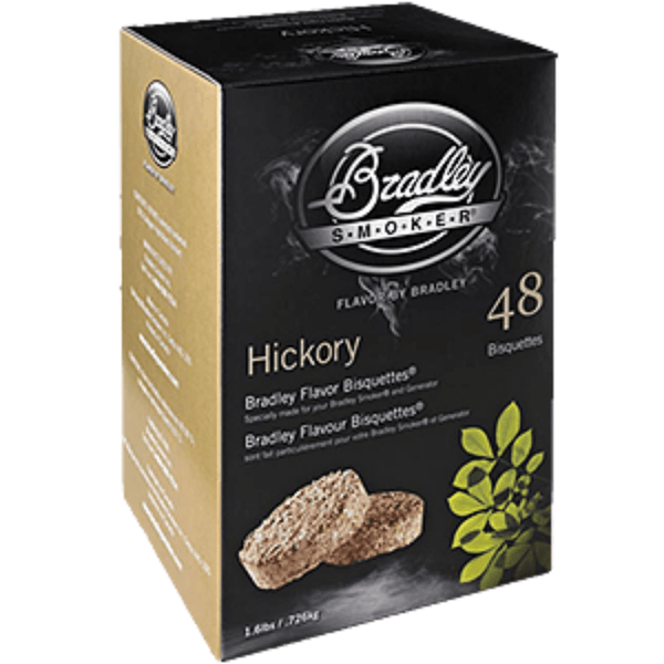 Bradley Bisquettes - Hickory 48 Pack - Smoked Bbq Co