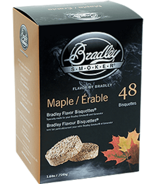 Bradley Bisquettes - Maple 48 Pack - Smoked Bbq Co