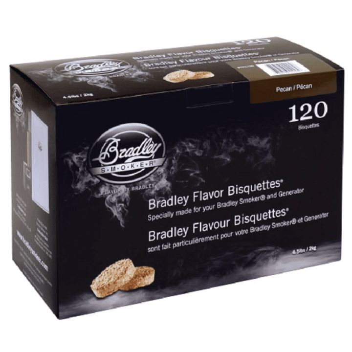 Bradley Smoker Bisquettes - 120 Pack, PECAN - Smoked Bbq Co