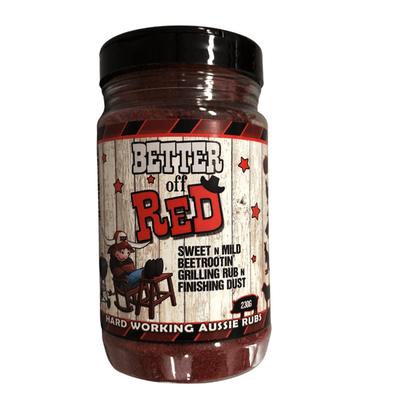 Bulldozer BBQ 'Better Off Red' Beetroot Rub 230g - Smoked Bbq Co