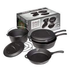 Camp Chef - 6 Piece Cast Iron Cooking Set - Smoked Bbq Co