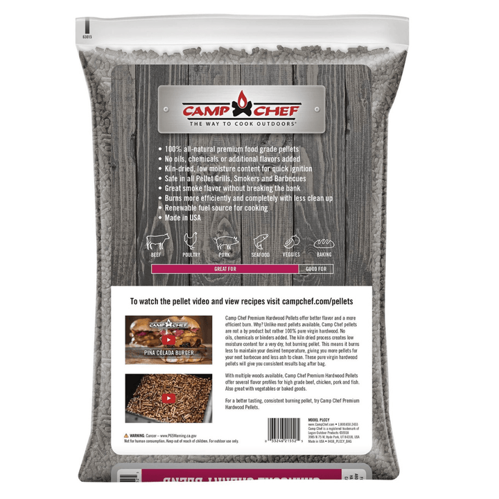 Camp Chef Charwood Charcoal Cherry Blend Pellets - Smoked Bbq Co