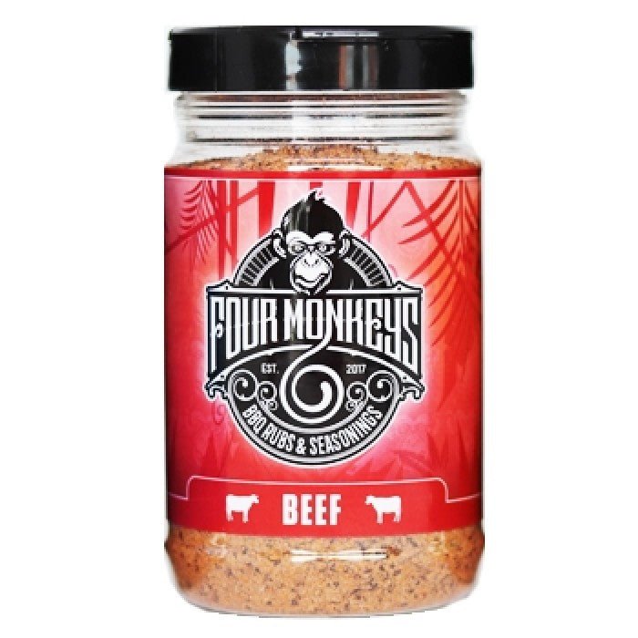 Four Monkeys 'Beef' Rub 280g - Smoked Bbq Co
