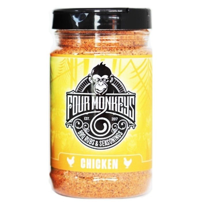 Four Monkeys 'Chicken' Rub 260g - Smoked Bbq Co