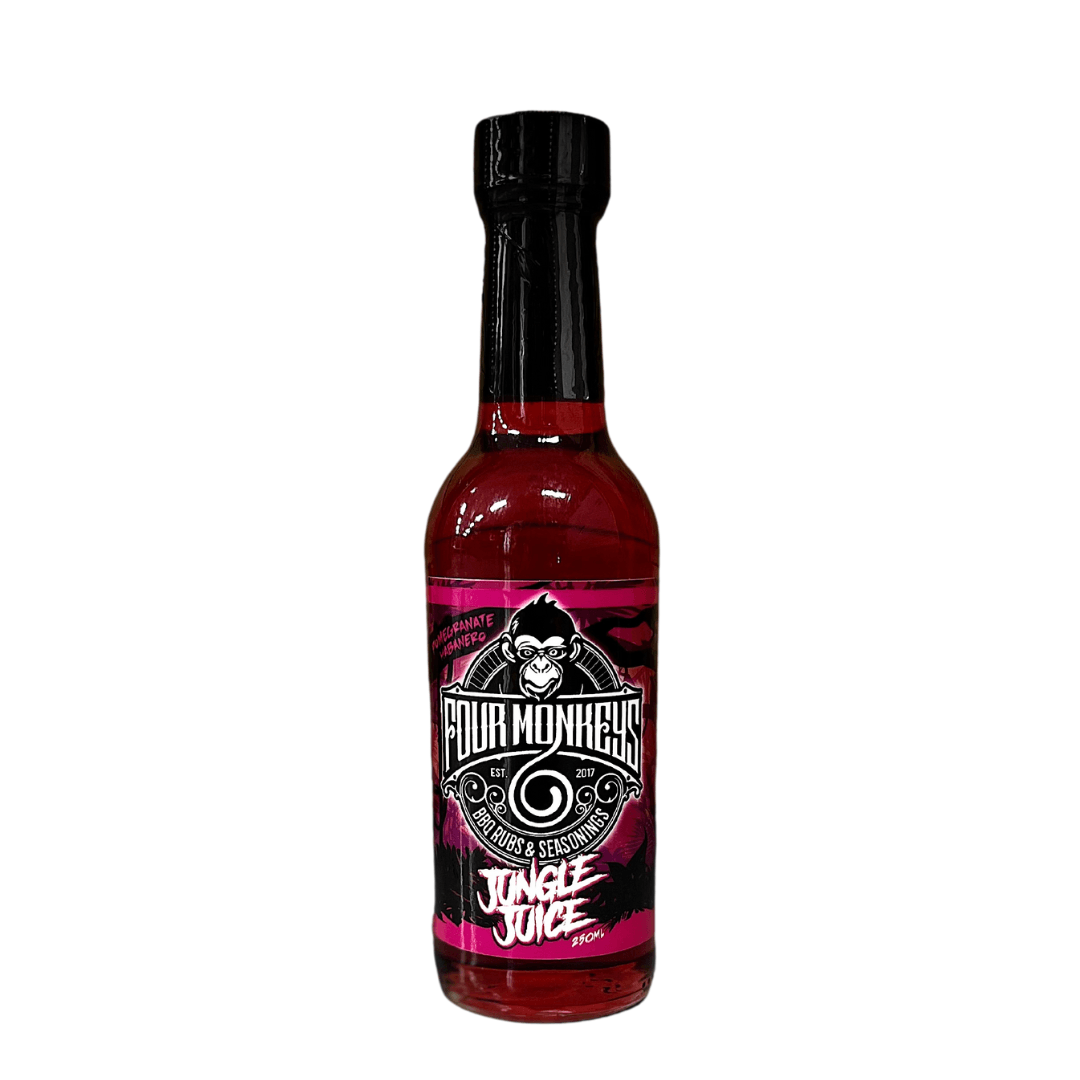 Four Monkeys 'Pomegranate Habanero' Jungle Juice 250ml – Smoked Bbq Co