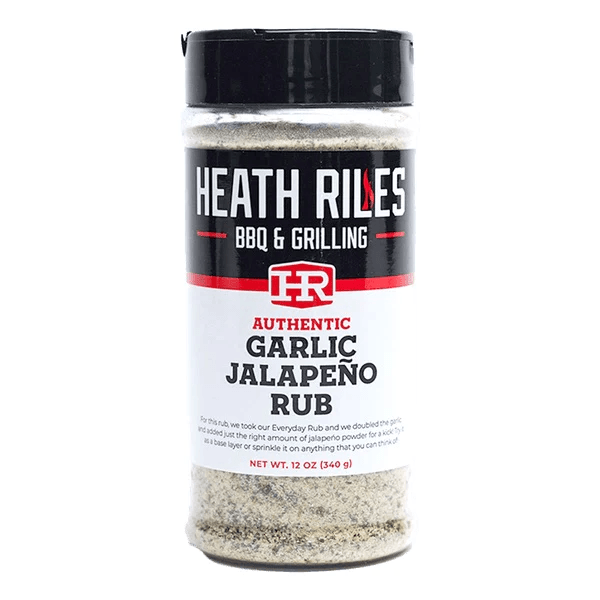 Heath Riles 'Garlic Jalapeno' Rub 12oz - Smoked Bbq Co