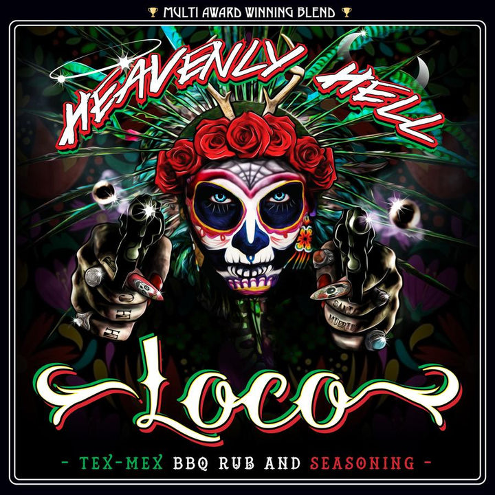 Heavenly Hell 'Loco' Rub 150g - Smoked Bbq Co