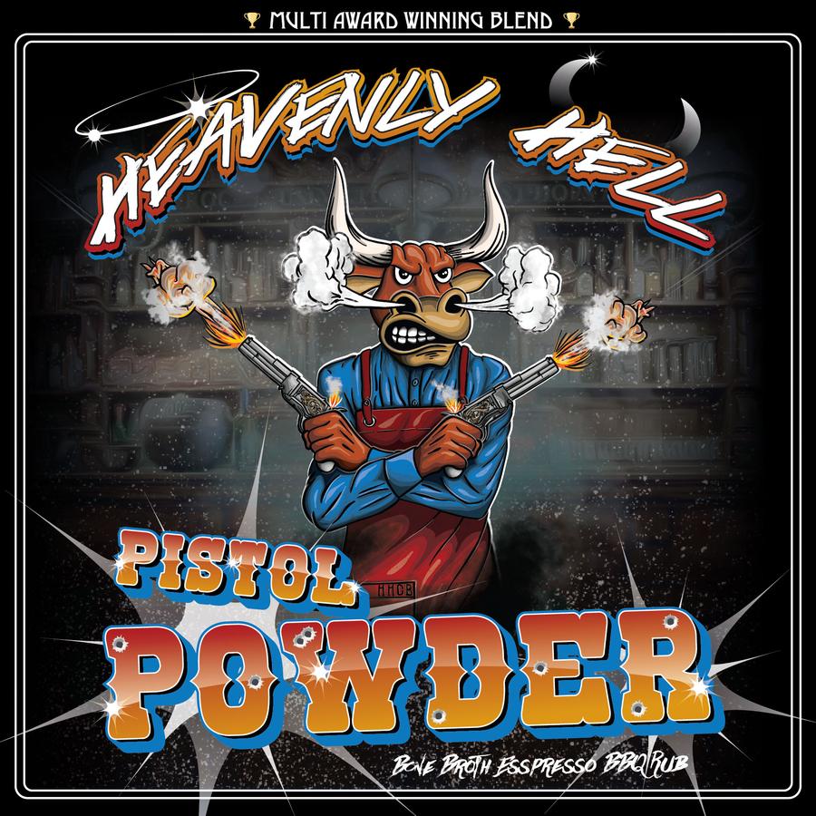 Heavenly Hell 'Pistol Powder' Rub 150g - Smoked Bbq Co