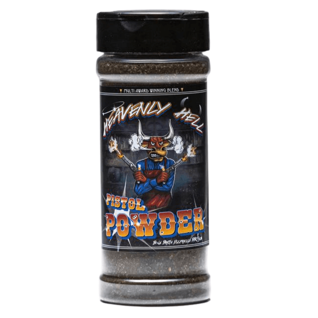 Heavenly Hell 'Pistol Powder' Rub 150g - Smoked Bbq Co