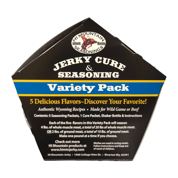Hi Mountain Jerky Seasonings 'Variety Pack 2' 600g - Smoked Bbq Co