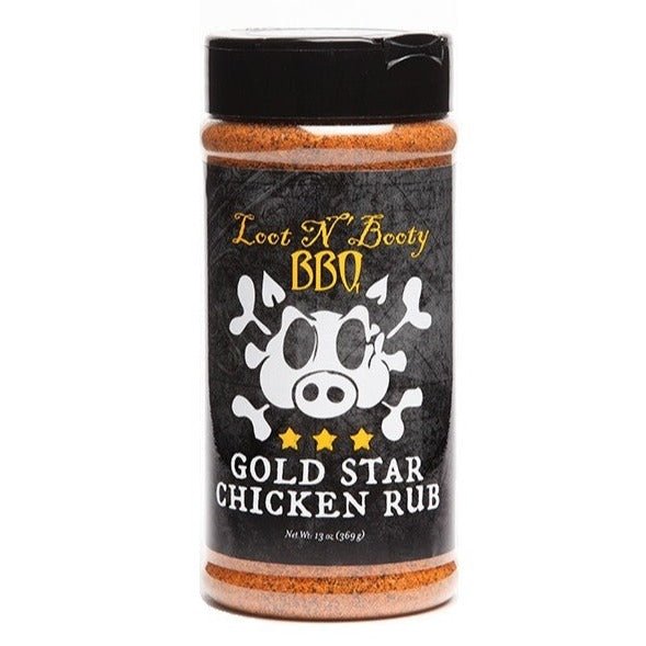 Loot N' Booty 'Gold Star Chicken' Rub 13oz - Smoked Bbq Co