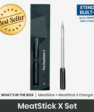 MeatStick Smart Wireless Meat Thermometer - MeatStick X - Smoked Bbq Co