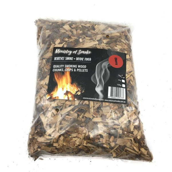 Ministry of Smoke CHIPS - Cherry 1kg - Smoked Bbq Co