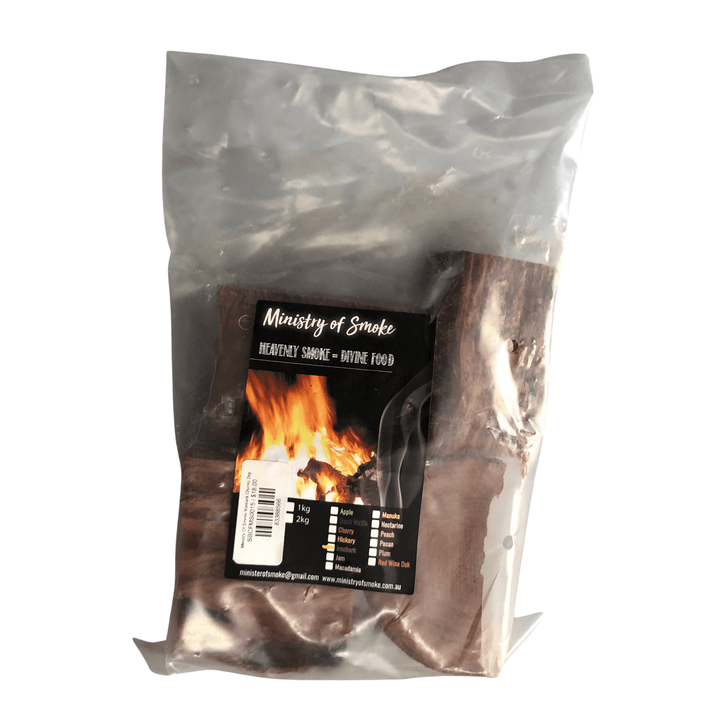 Ministry Of Smoke CHUNKS - Ironbark 2kg - Smoked Bbq Co