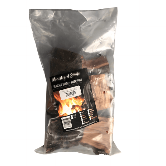 Ministry of Smoke CHUNKS - Plum 2kg - Smoked Bbq Co