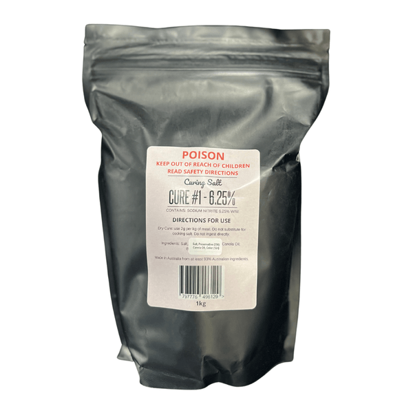 Misty Gully Cure #1 6.25% '3-10 Day Cure' 1kg - Smoked Bbq Co