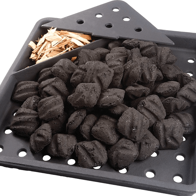 Napoleon - Cast iron charcoal and smoker tray - Smoked Bbq Co